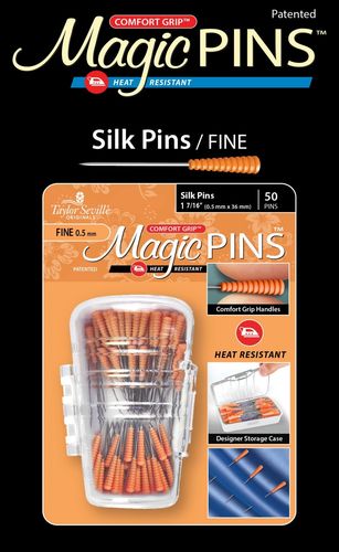 Magic Pins 50 Silk Pins Fine