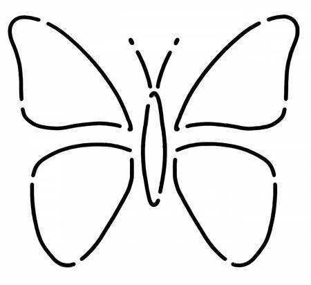 Mini Butterflies Stencil