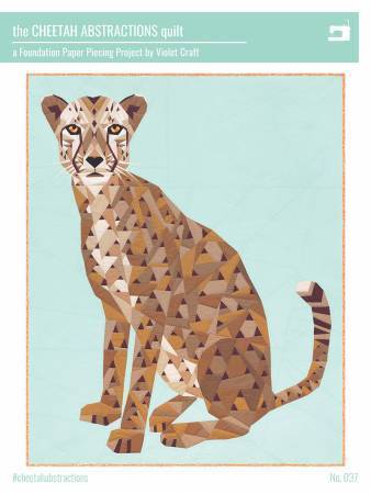 the Cheetah Abstractions Quilt Violet Craft