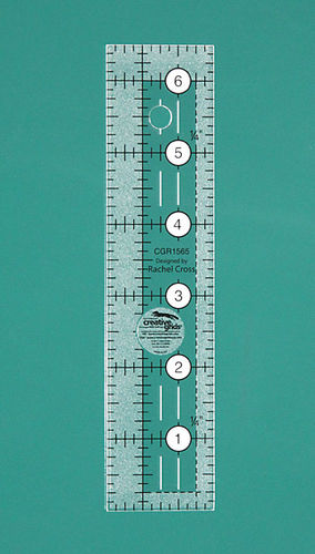 Creative Grids Non-Slip Ruler 1,5 x 6,5 Inch