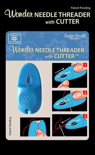 Wonder Needle Threader with Cutter