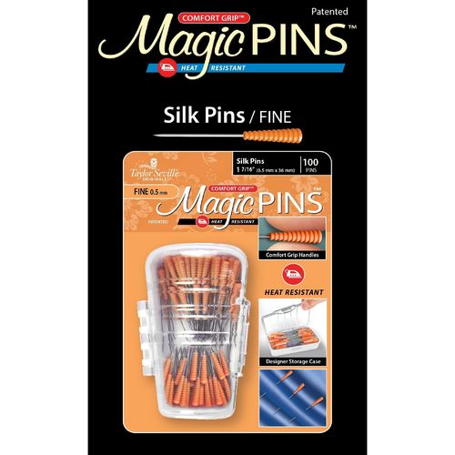 Magic Pins 100 Silk Pins Fine