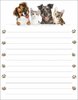 Notiz -  Block Hund und Katze 50 Blätter 4,25 x 5,5 Inch
