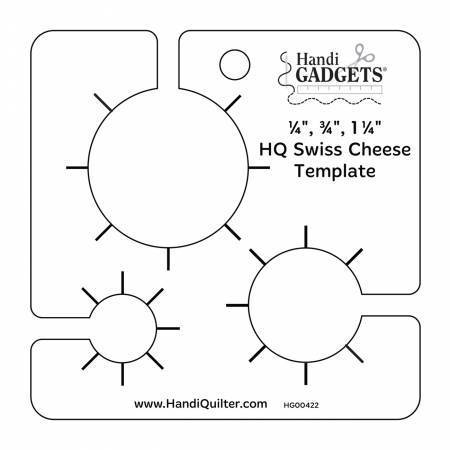 Swiss Cheese Template Quiltlineal Handi Quilter