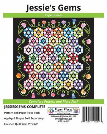 Jessie's Gems Paper Pieces mit Anleitung und allen Papierschablonen