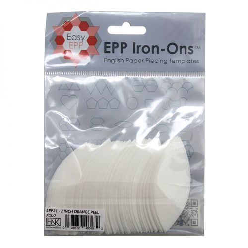 EPP Iron-Ons 2" Orange Peel English Paper Piecing Templates