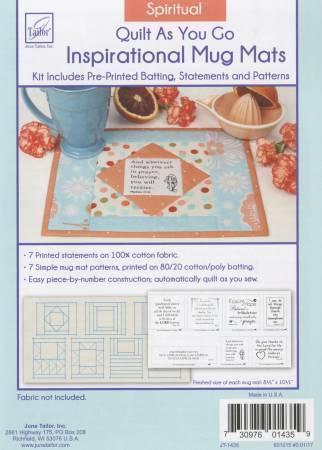 Quilt As You Go Mug Rugs 7 Muster