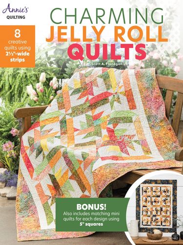 Charming Jelly Roll Quilt Anleitungsheft für 8 Modelle