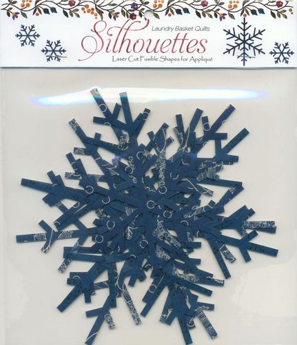 Silhouettes Snowflake Blau Edyta Sitar 6 Stück