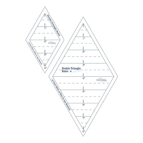 Lori Holt Double Triangle Ruler 2 Lineale 4" und 8"