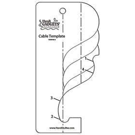 Handi Quilter Quiltlineal Ruler Cable Template