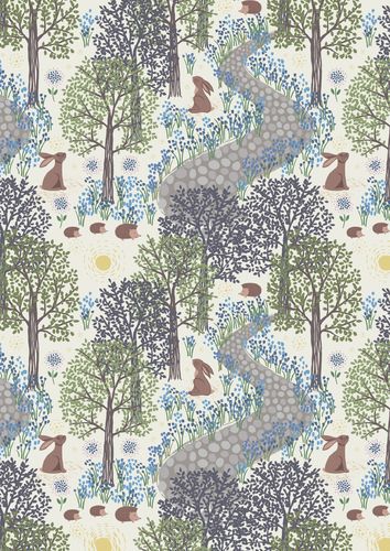 Bluebell Wood Lewis & Irene Kleine Hasen und Igel im Wald