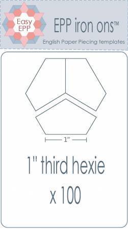 EPP Iron Ons 1 Inch Third Hexagons