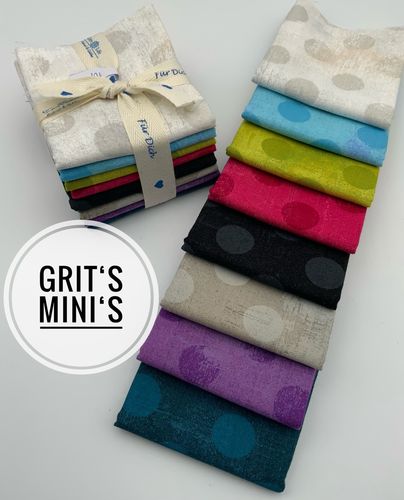 Grit's Mini's Grunge Dots Insgesamt 0,6 Meter