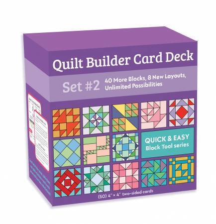 Quilt Builder Card Deck 2 Neue Blöcke, neue Layouts