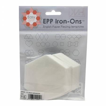 EPP Iron Ons  Hexagons 1 Inch Kantenlänge 100 Stück