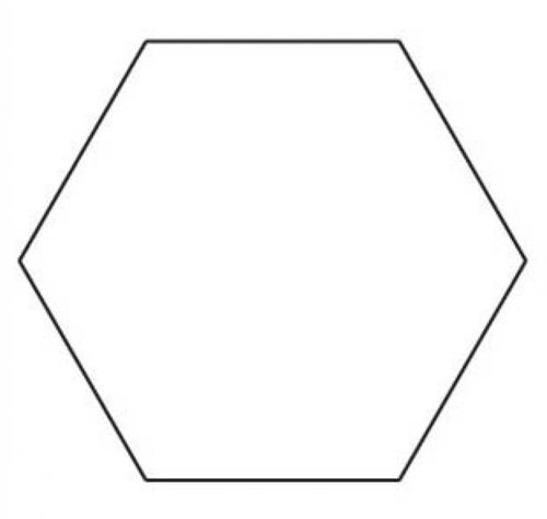 3/8 Inch Hexagon Paper Sue Daley Designs 100 Stück