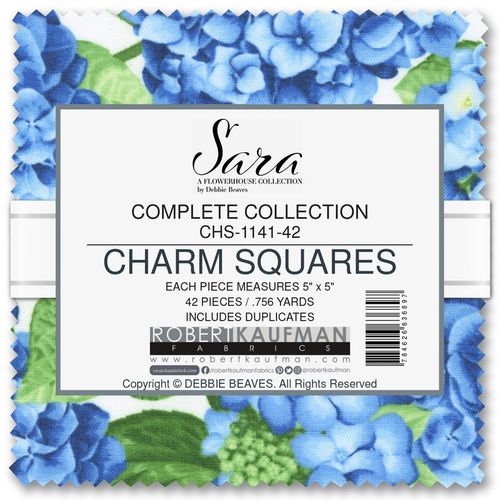 5 x 5 Inch Quadrate Paket Serie Sara Rober Kaufman