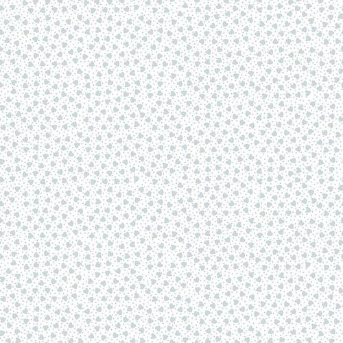 Quilter´s Flower V, Henry Glass Fabrics, White and White Small Hearts